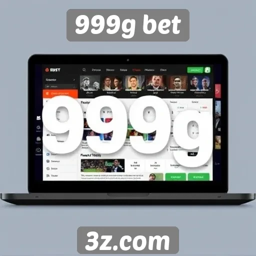 Análise da interface do usuário do site 999g bet